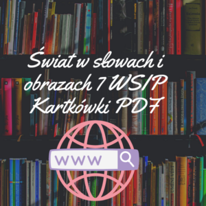 Świat w słowach i obrazach 7 WSIP Kartkówki PDF