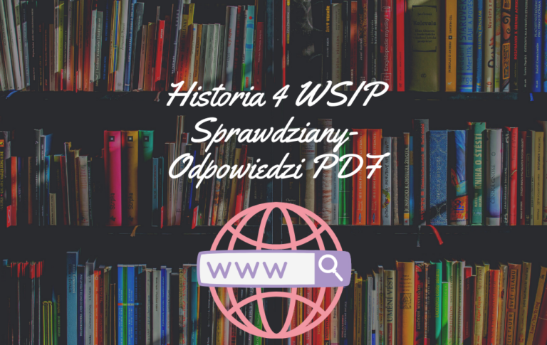 Historia WSIP - Sprawdzianiki.pl