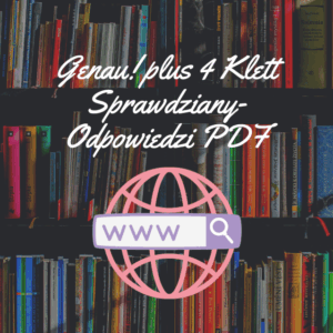 Genau! plus 4 Klett Sprawdziany-Odpowiedzi PDF