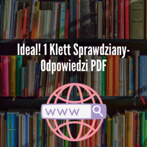 Ideal! 1 Klett Sprawdziany-Odpowiedzi PDF
