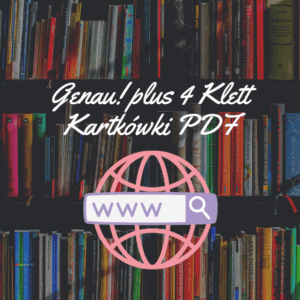 Genau! plus 4 Klett Kartkówki PDF