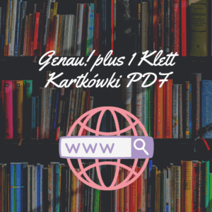 Genau! plus 1 Klett Kartkówki PDF