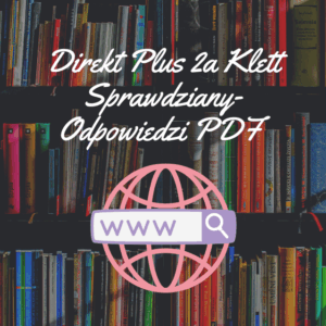 Direkt Plus 2a Klett Sprawdziany-Odpowiedzi PDF