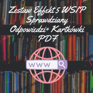 Zestaw Effekt 5 WSIP Sprawdziany Odpowiedzi+ Kartkówki PDF
