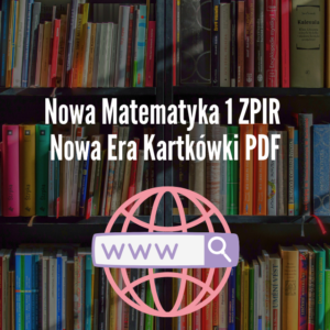 Nowa Matematyka 1 ZPIR Nowa Era Kartkówki PDF