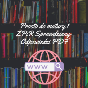 Prosto do matury 1 ZPiR Sprawdziany-Odpowiedzi PDF