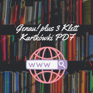Genau! plus 3 Klett Kartkówki PDF